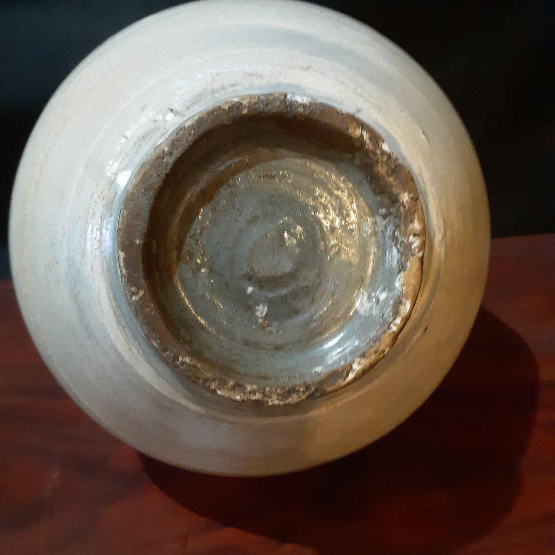 鶏龍山刷毛目鉄絵徳利