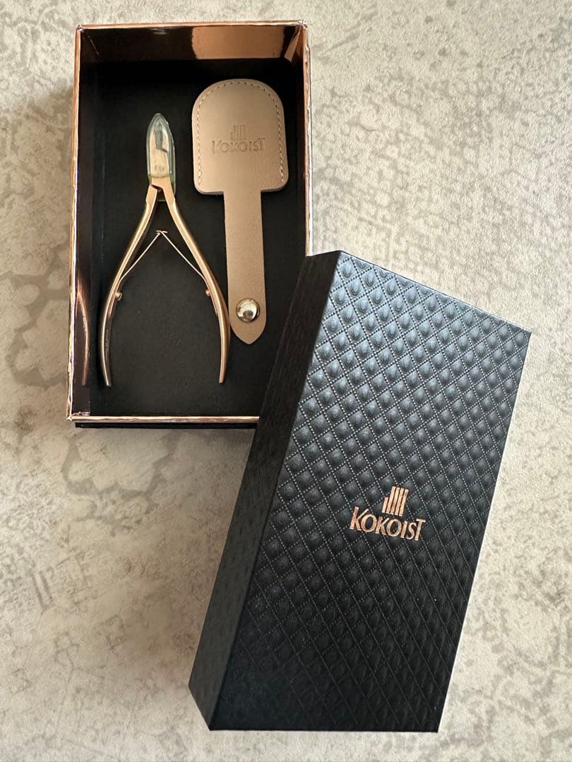 レア！KOKOIST キューティクルニッパーピンクゴールド箱ケース付き