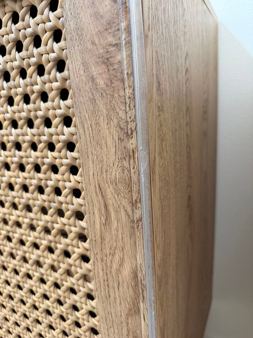 [幅120] ラタン調キャビネット リビングボード LOWYA ロウヤ