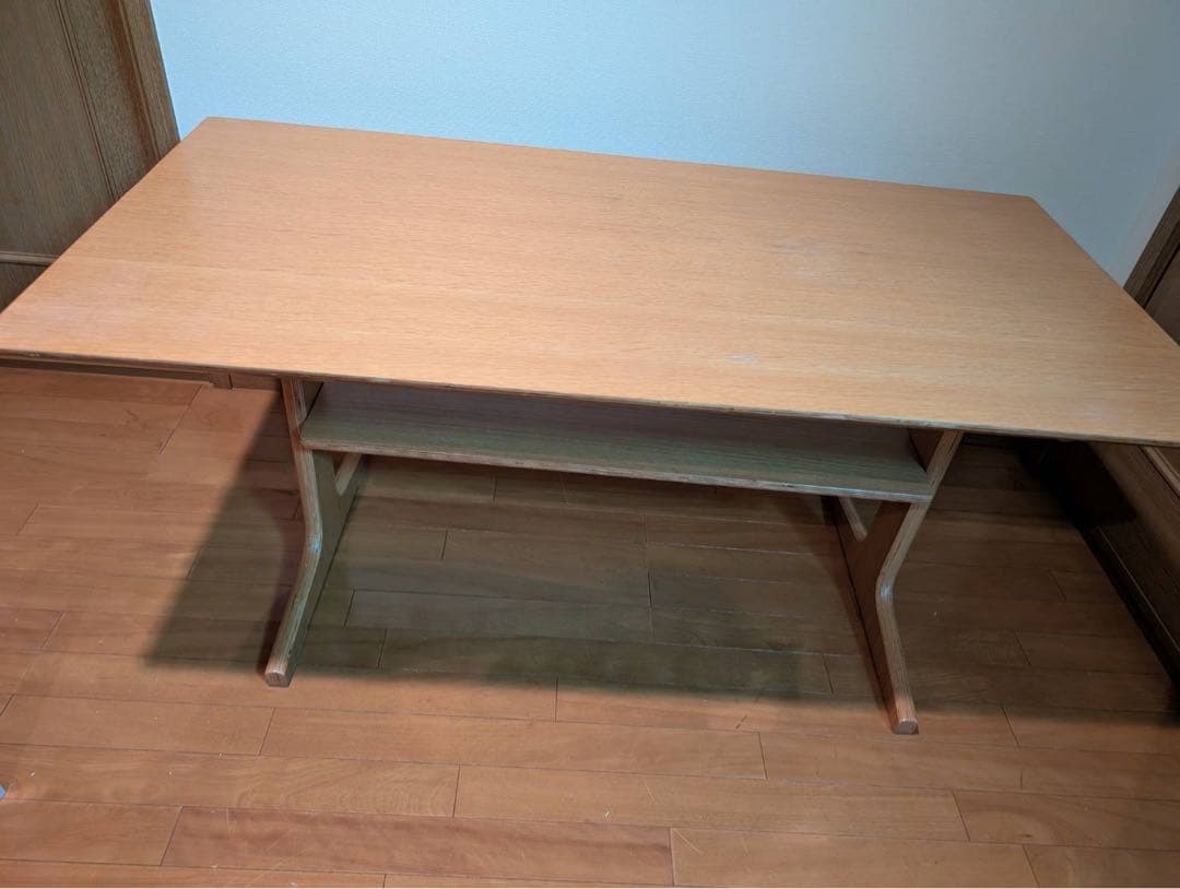 【送料込】無印良品 MUJI ダイニング リビングテーブル デスク机木製家具