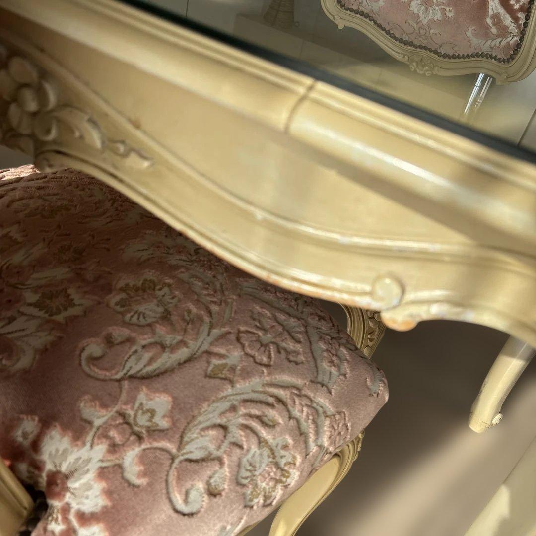 カリモク　ドマーニルイXV ルイ15世 ダイニングテーブル　椅子４脚まとめ売り