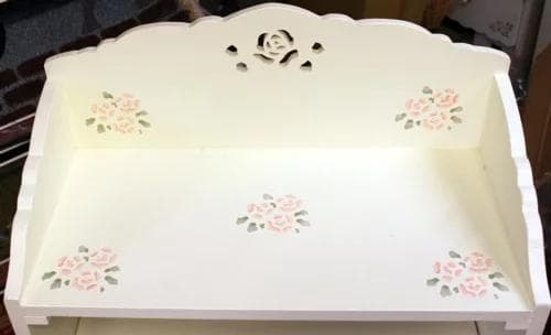 プリンセスシリーズドロワーズシェルフW60xH120cmホワイト 引き出し付き