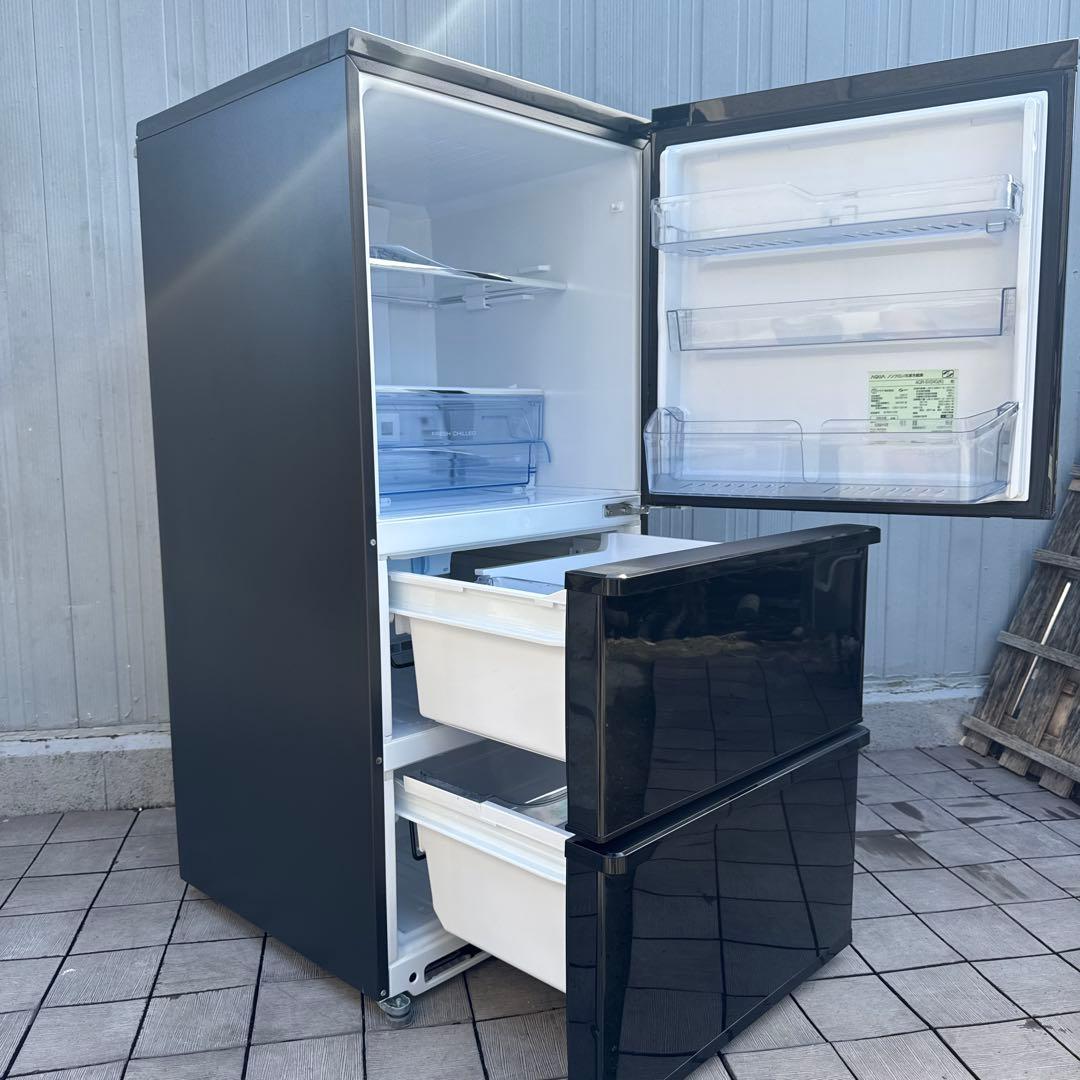 AQUA 冷蔵庫 238L 独立野菜室＆自動製氷機搭載コンパクトプレミアムモデル