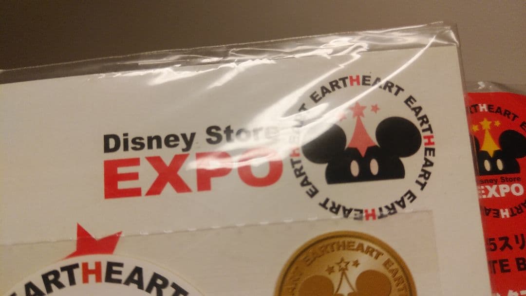 ディズニーストアエキスポ　ノート　チケット シール