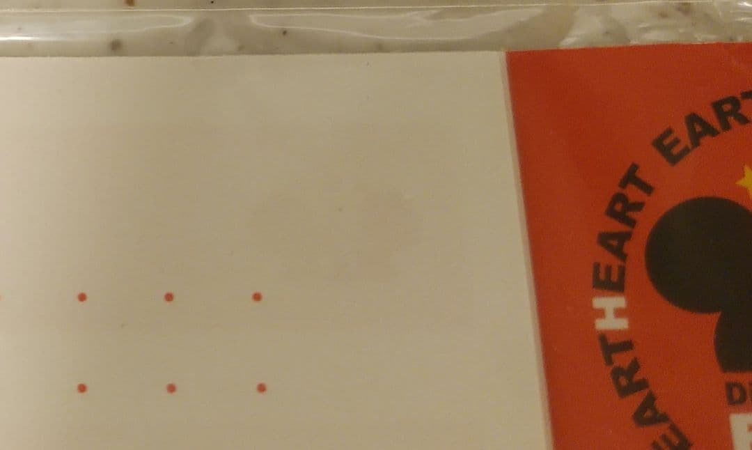 ディズニーストアエキスポ　ノート　チケット シール