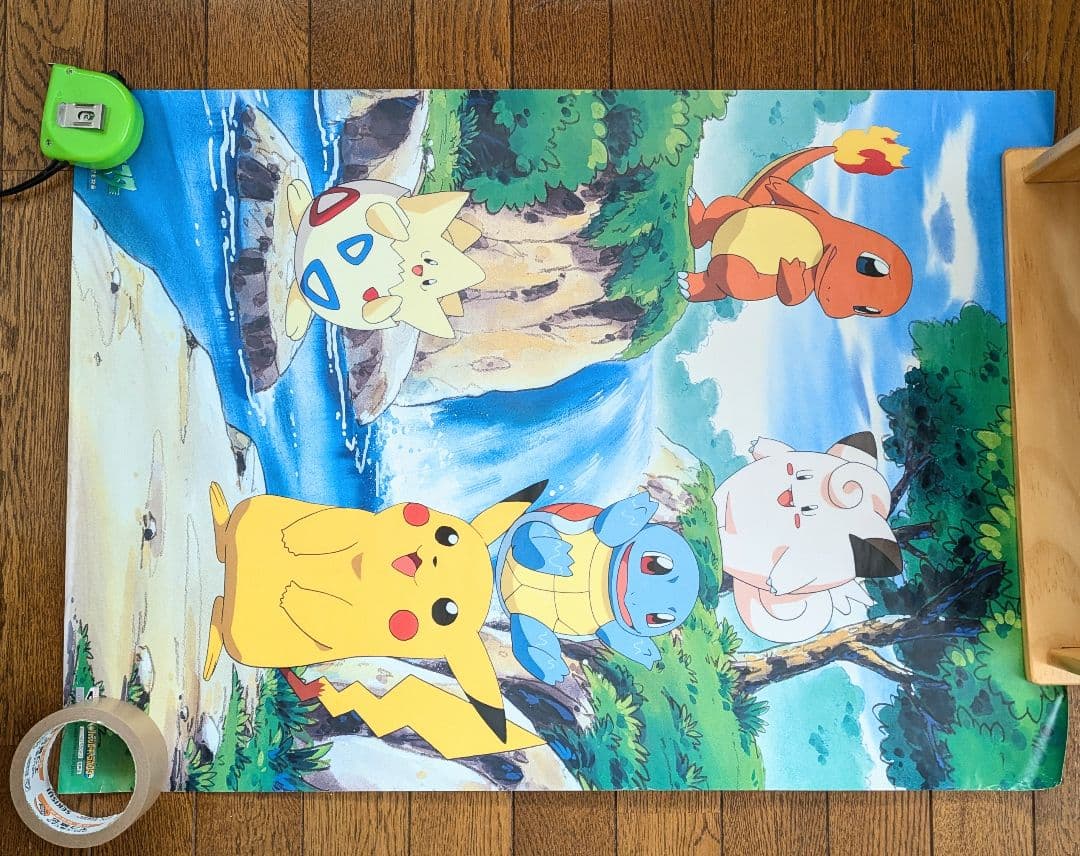 ポケモン バンプレキャラポスター 当時物 6枚セット 非売品