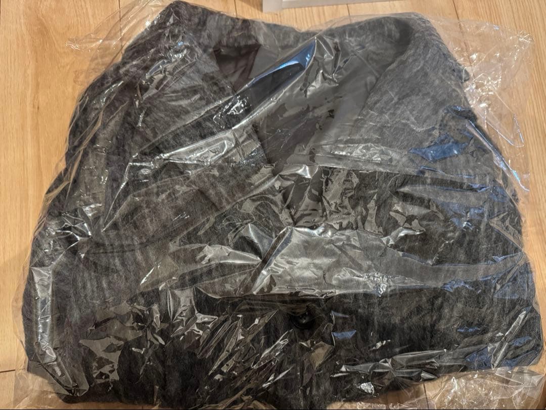 ベースメントオンライン モヘアシャギージャケットコート　gray