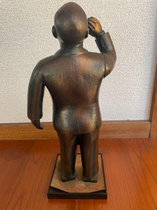 田中角栄　御身像　全身銅像　レア　アンティーク　希少品