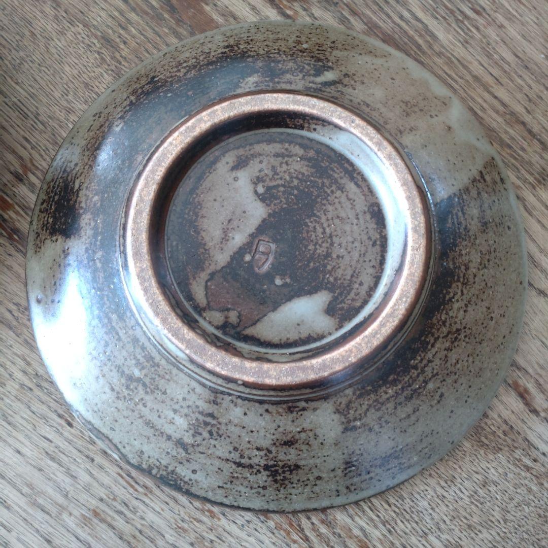 人間国宝　島岡達三　『象嵌赤繪草花文繪変組皿』　６枚組　共箱