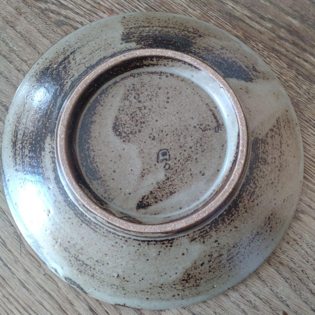 人間国宝　島岡達三　『象嵌赤繪草花文繪変組皿』　６枚組　共箱