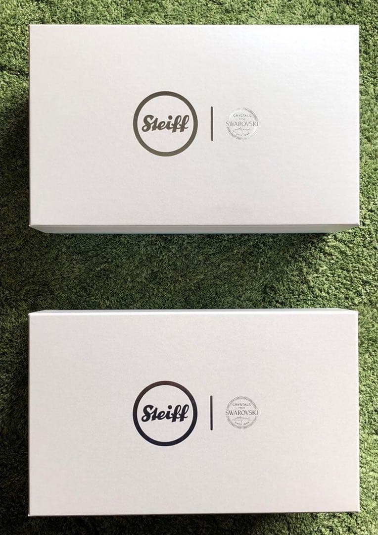 シュタイフ　steiff ペアテディベア【スワロフスキー】