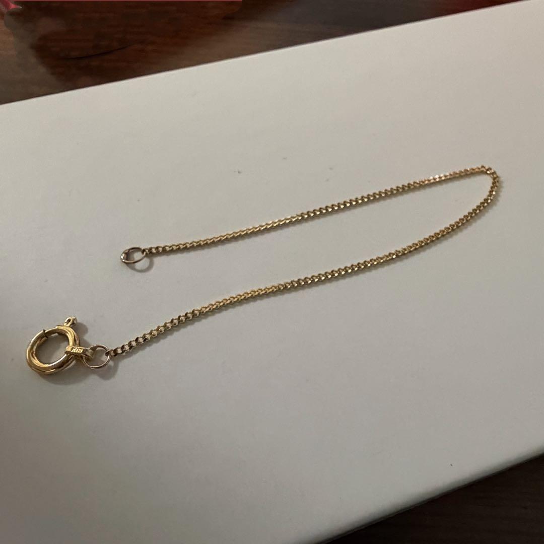 k18 18金 喜平チェーン　アジャスター　10cm