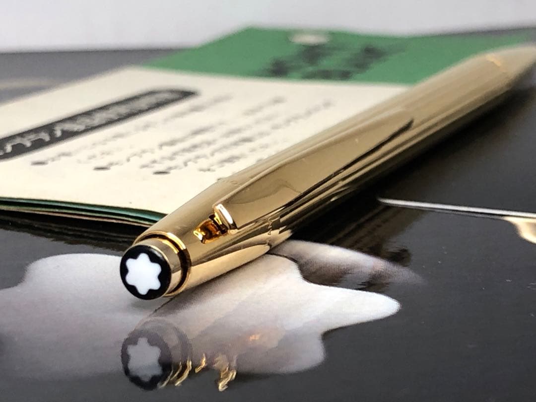 ⭐️金運を呼ぶ総金張り⭐️モンブラン⭐️ノブレスNo1947⭐️世界中で支持の高い逸品⭐️