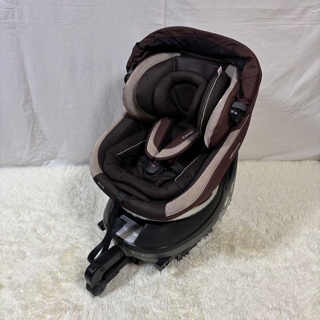 極美品　Combi ネルーム ISOFIX エッグショック NF-700 茶