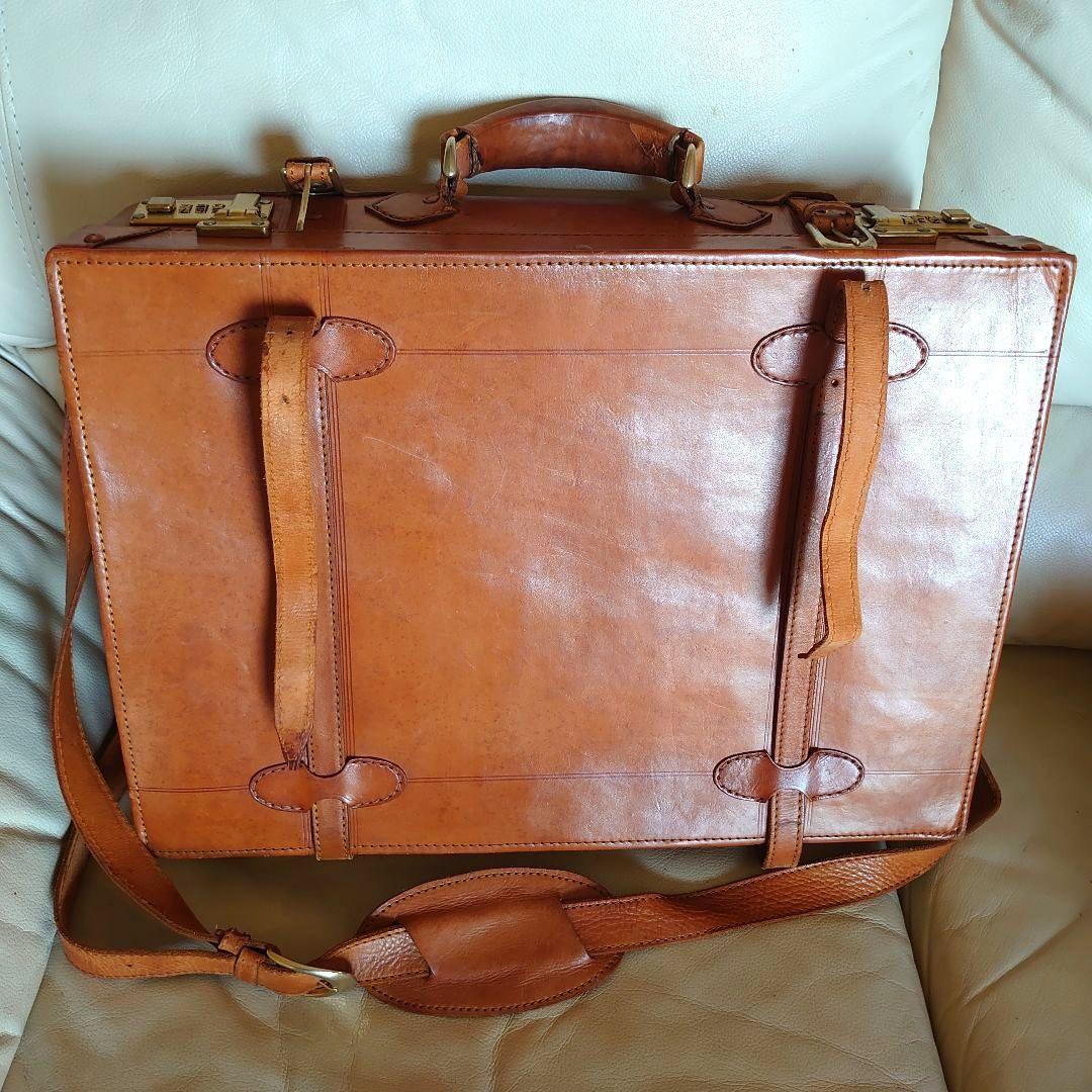 本革製　トランクケース ブラウン（ハンズセレクト）