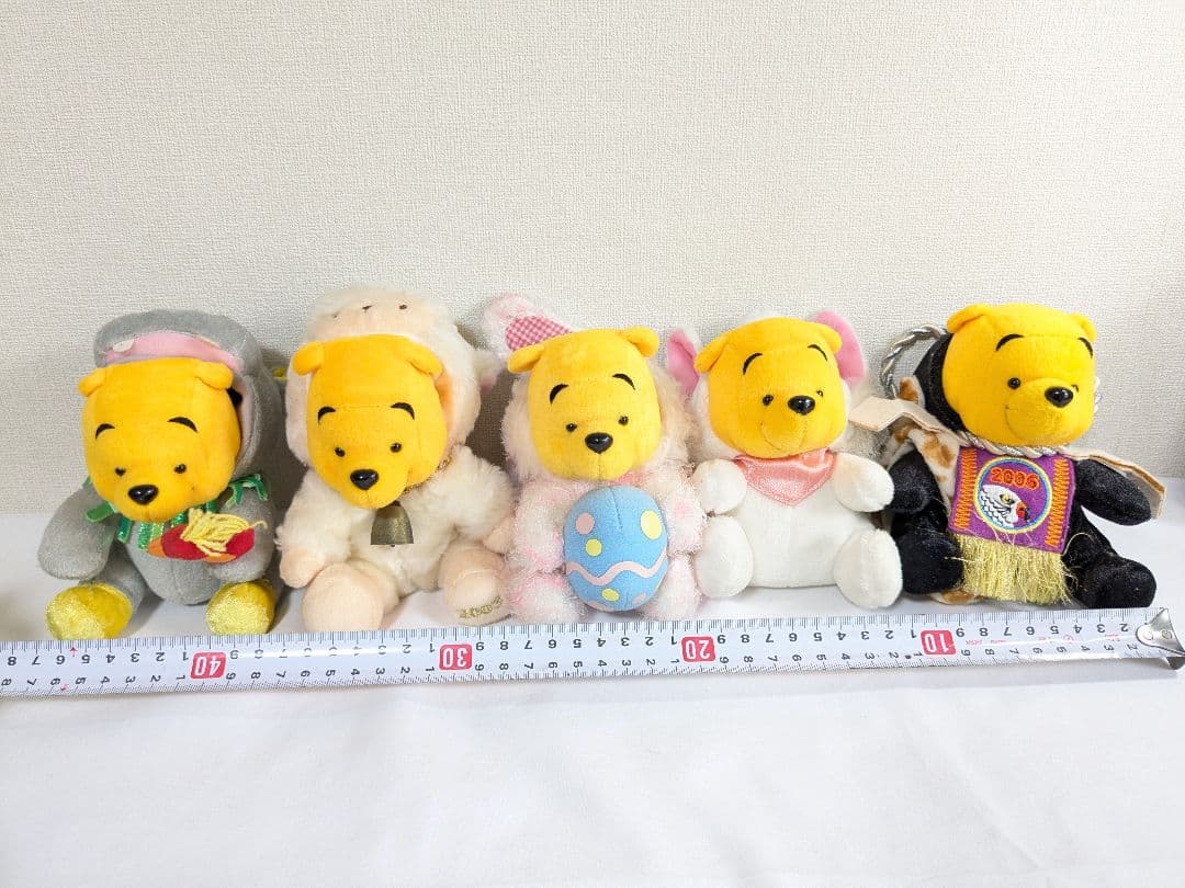 くまのプーさん 動物 着ぐるみ ぬいぐるみ 8体セット まとめ売り