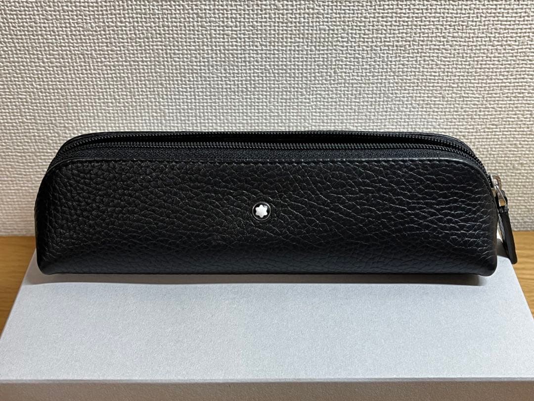 モンブラン ペンケース ブラック 2本差し