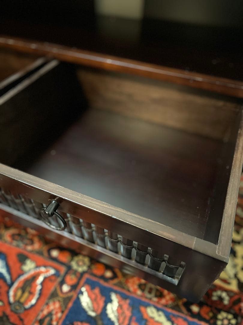 【＋】アジアン調 TVボード (W90×D40×H44cm)