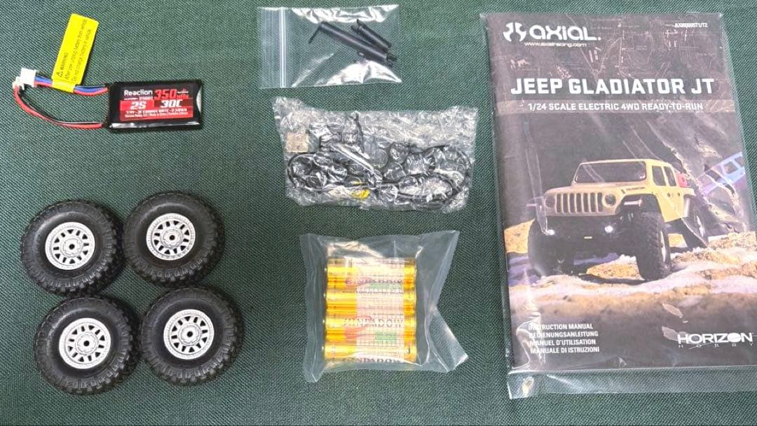 1/24アキシャル scx24ジープグラディエーター完成品セット