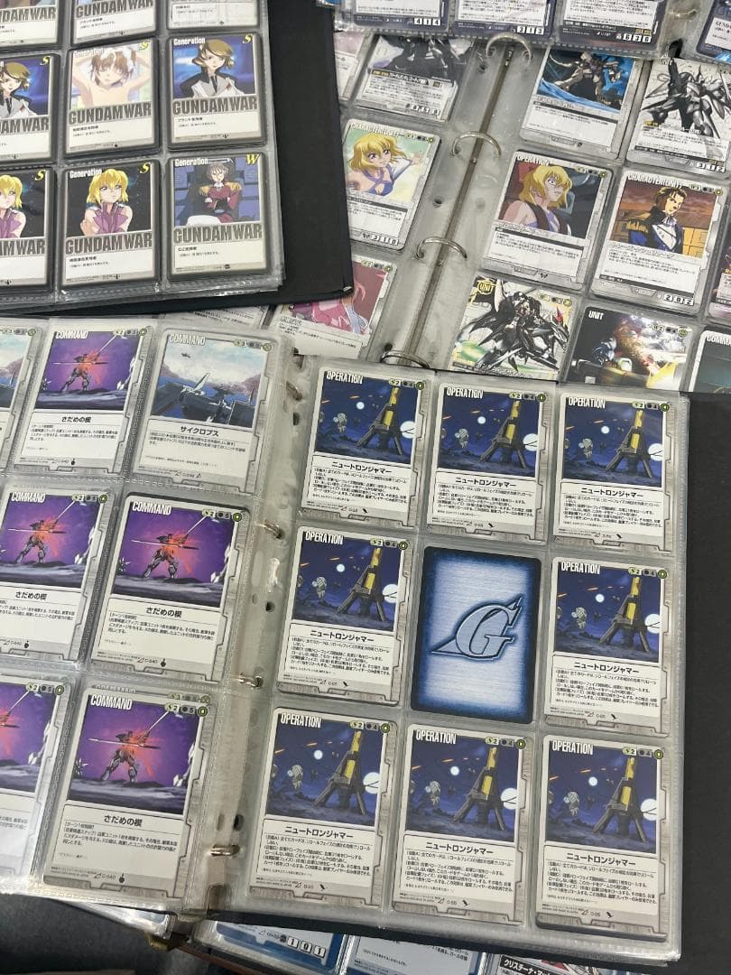 ゆ*り様 ガンダムウォー 大量セット まとめ バインダー 7冊 ID531099
