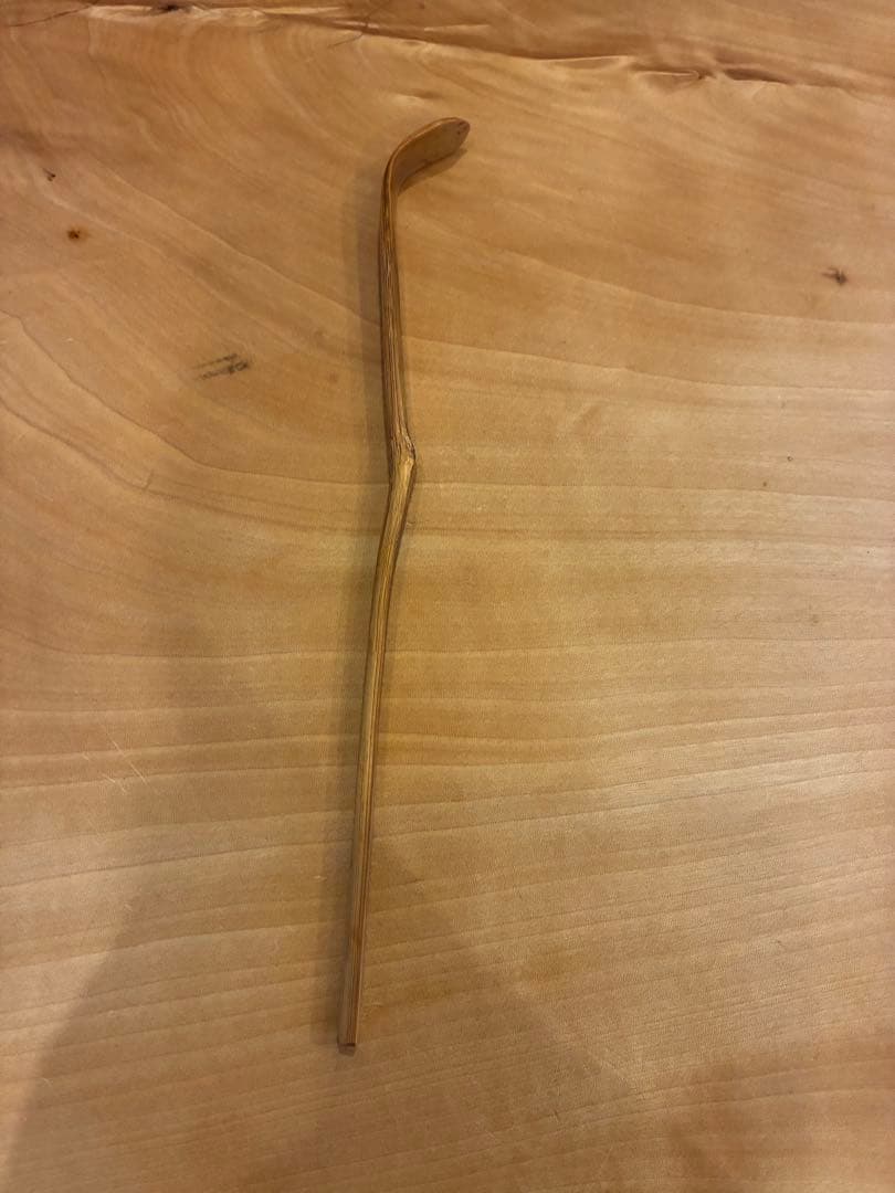 裏千家 15代鵬雲斎 汎叟玄室 自作 竹茶杓 銘:山彦 黒田正玄 淡々斎宗室