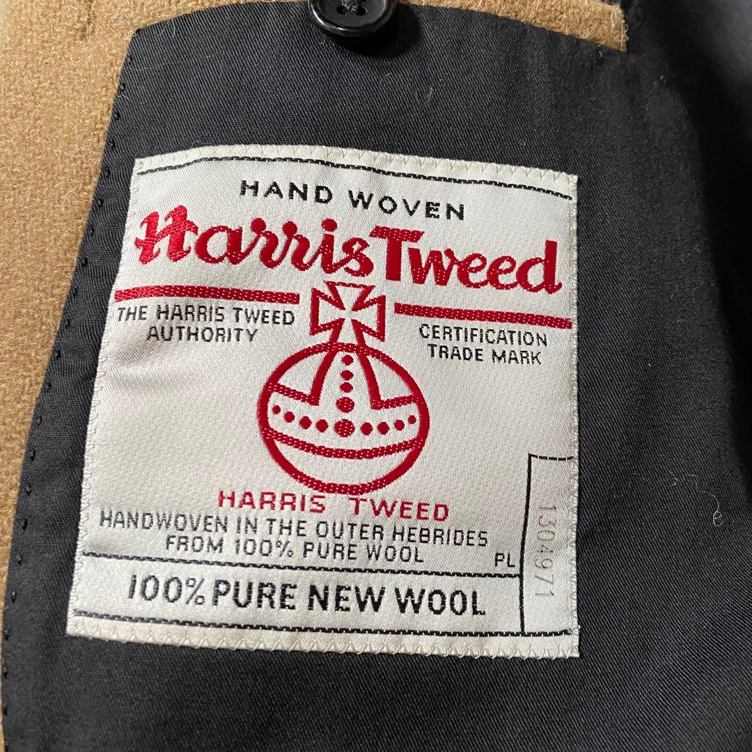 【美品】マーガレットハウエル　チェスターコート　ハリスツイードコラボ　別注　比翼