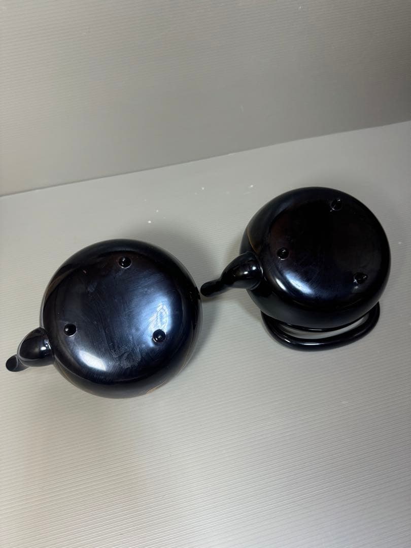 2230 輪島塗　松鶴　金蒔絵　銚子　2客