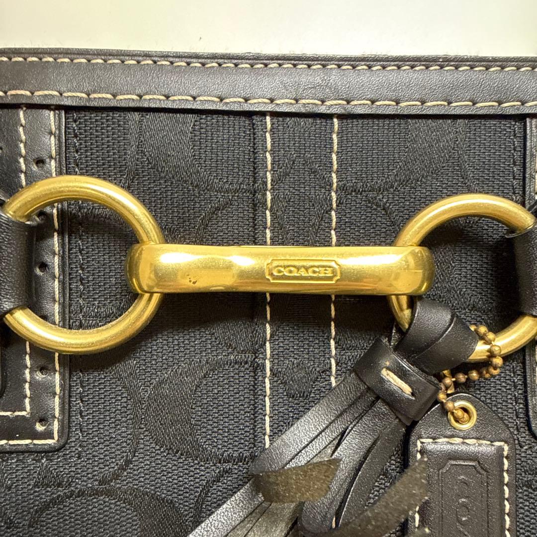 Coach ブラック ハンドバッグ 中型