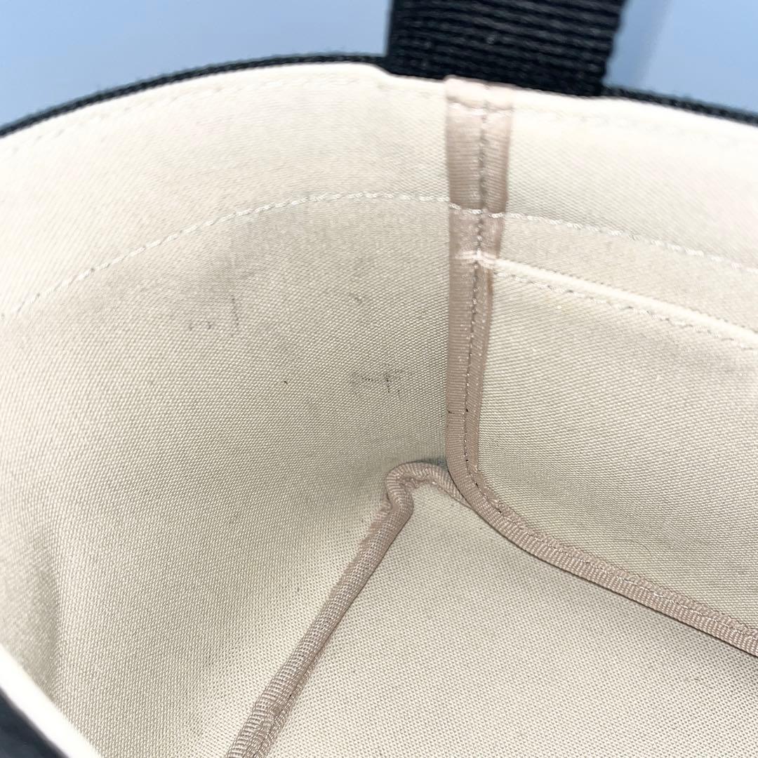 エルベシャプリエ　ハンドバッグ　701GP　コーテッドキャンバス　コットン　黒