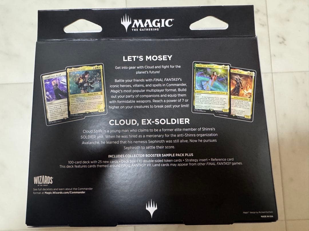 MTG FINAL FANTASY VII 統率者 クラウド 英語版