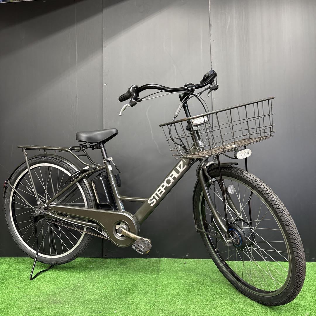 電動自転車 BS STEP CRUZ カーキ　11