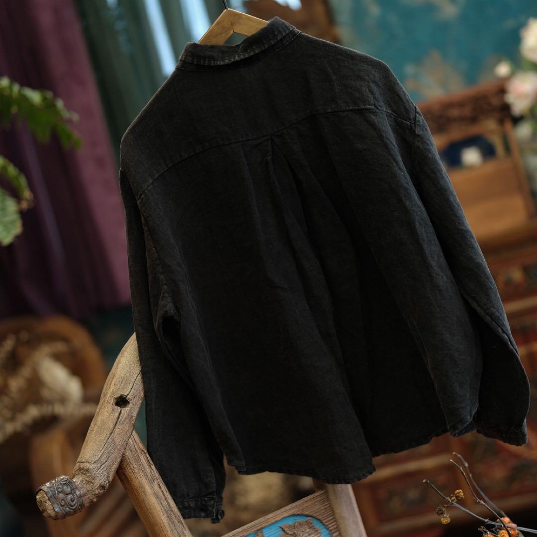 バイキンマン☆*°さん　専用アンティーク調パッチワークゆったりパンツ