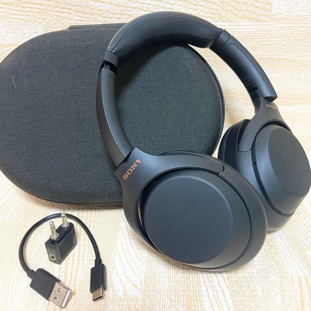 【美品】　SONY WH-1000XM4 ワイヤレスヘッドホン ブラック