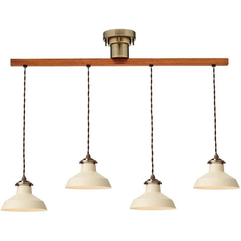 インターフォルム Gien Dangle 4 ペンダントライトアイボリー