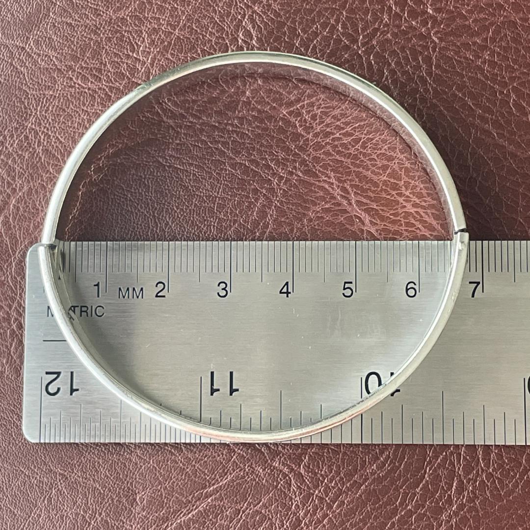 ビンテージ シルバー925 バングル MEXICO刻印 バングル タスコ 重厚