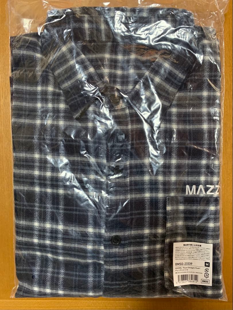 MAZZEL  Straight Flush チェックシャツ M