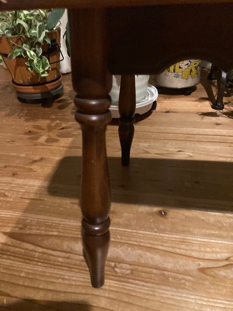 カリモク　アンティークサイドテーブル　コーヒーテーブル②