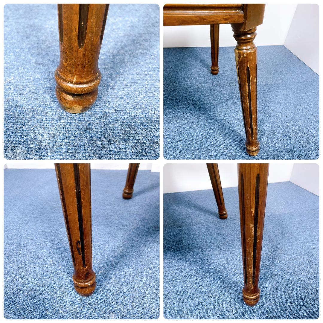 【フランスアンティーク①】ルイ16世様式 華麗ストライプ織物張 メダリオンチェア