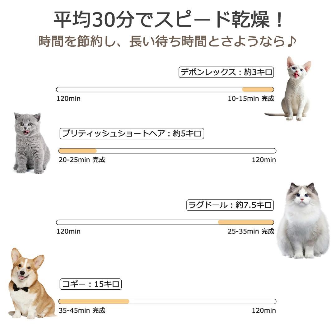 【新品】ペットドライルーム ペットドライヤーボックス 小型犬 猫用