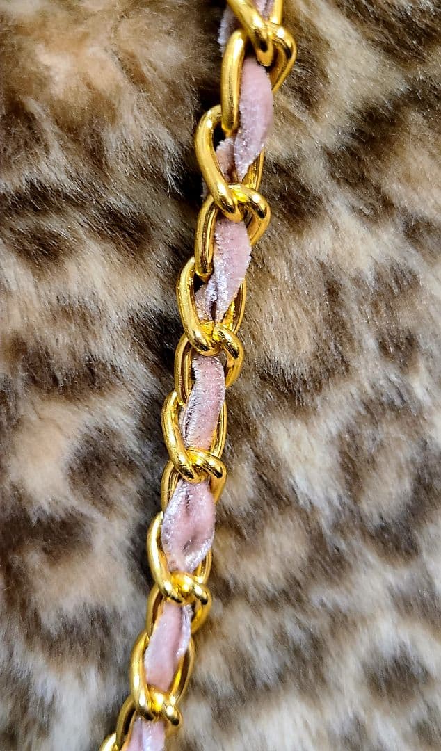 ピンクハウス　レオパード柄　ファー　ショルダーバッグ