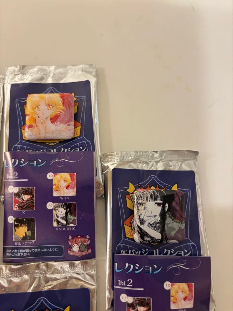 CLAMP ANNIVERSARY 15th 缶バッジコレクション