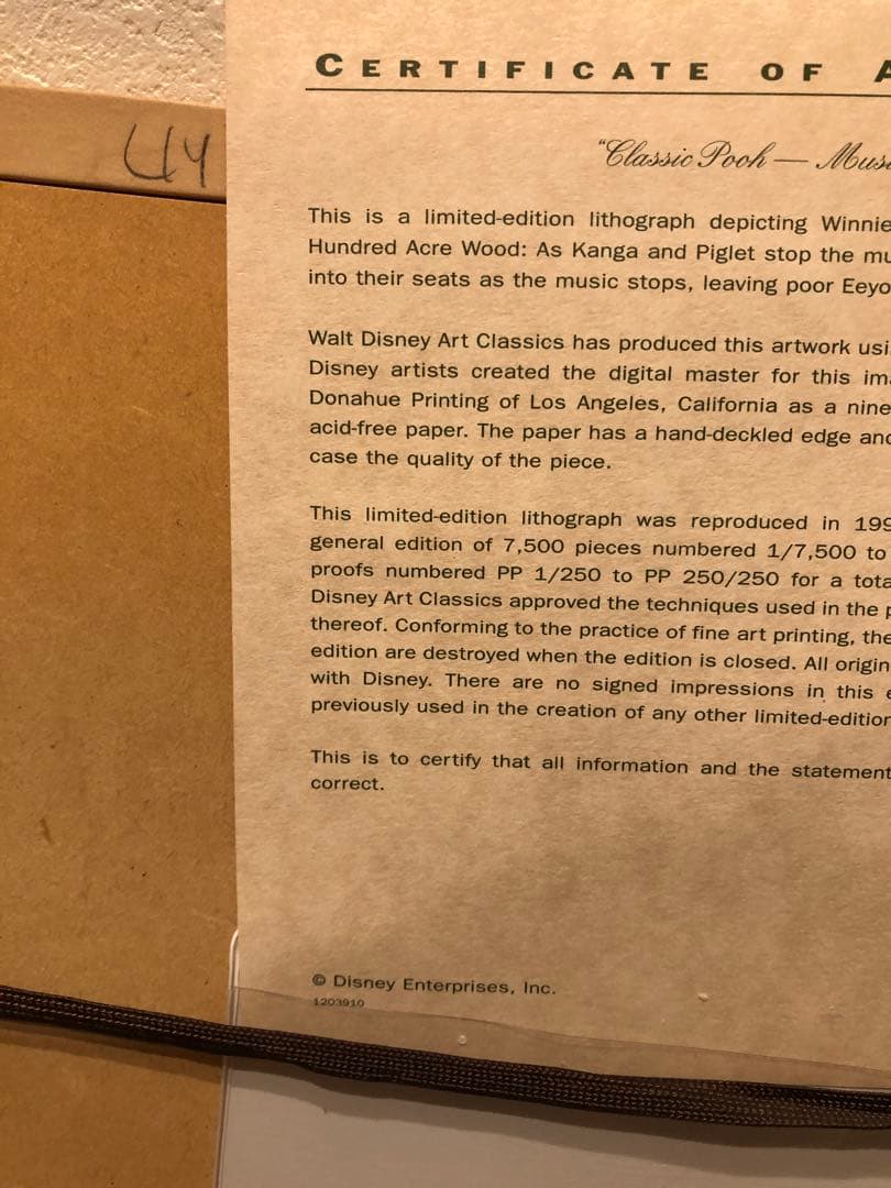 ゆ*ー様 ディズニー　プーさん　アート　クラシック