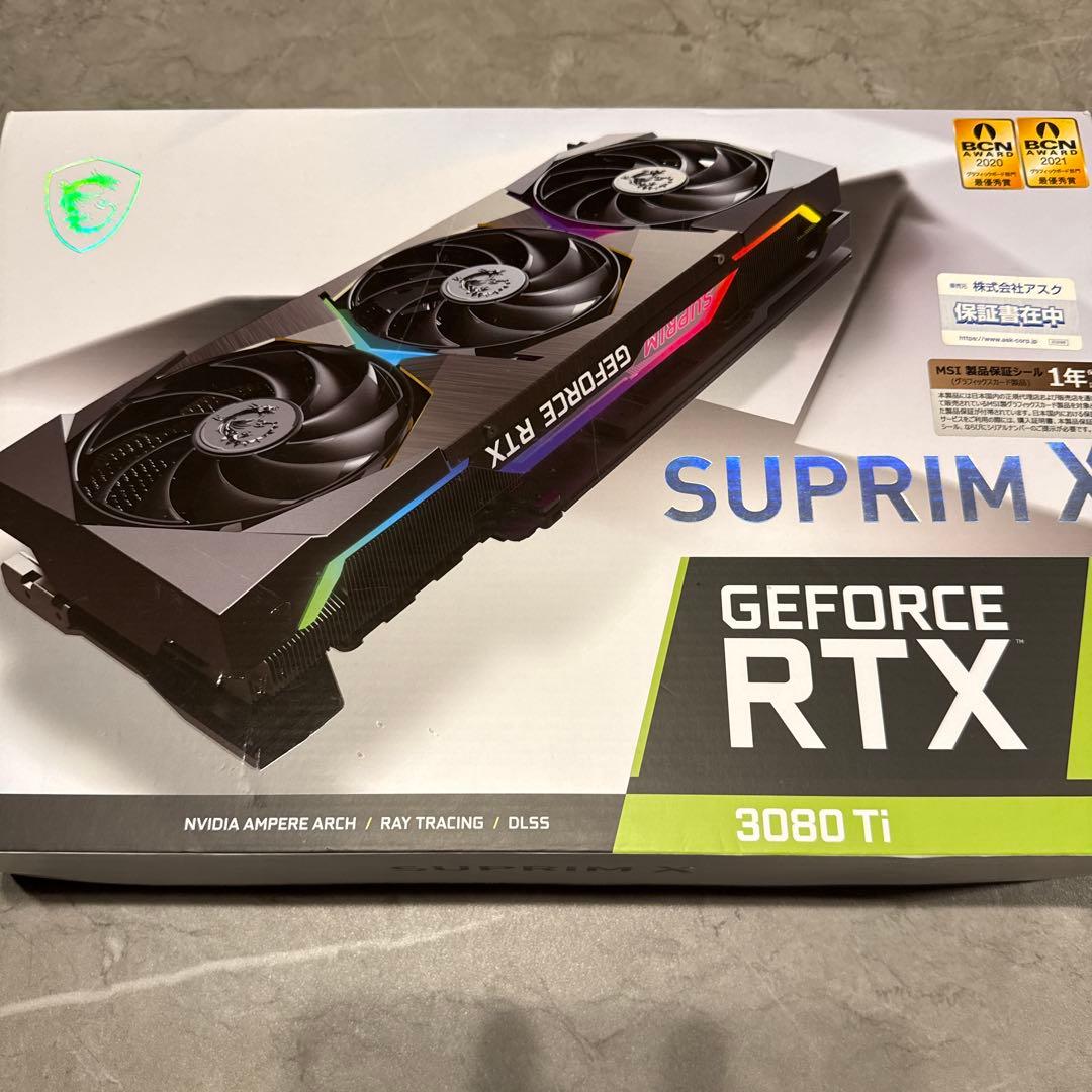 グラフィックボード・グラボ・ビデオカード MSI Geforce RTX 3080 ti suprim x 12g