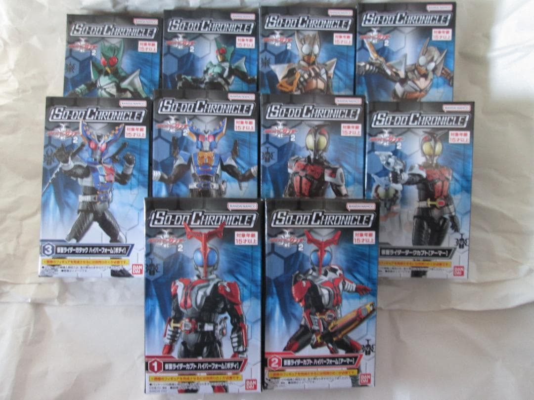 新品未開封　装動　仮面ライダー クウガ ファイズ　ブレイド　 ガヴ セット