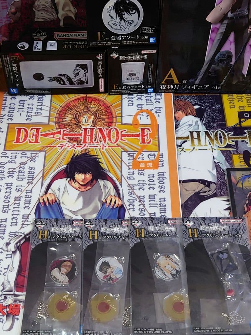 一番くじ DEATH NOTE Ａ,Ｃ,Ｄ,ラストワン賞　セット