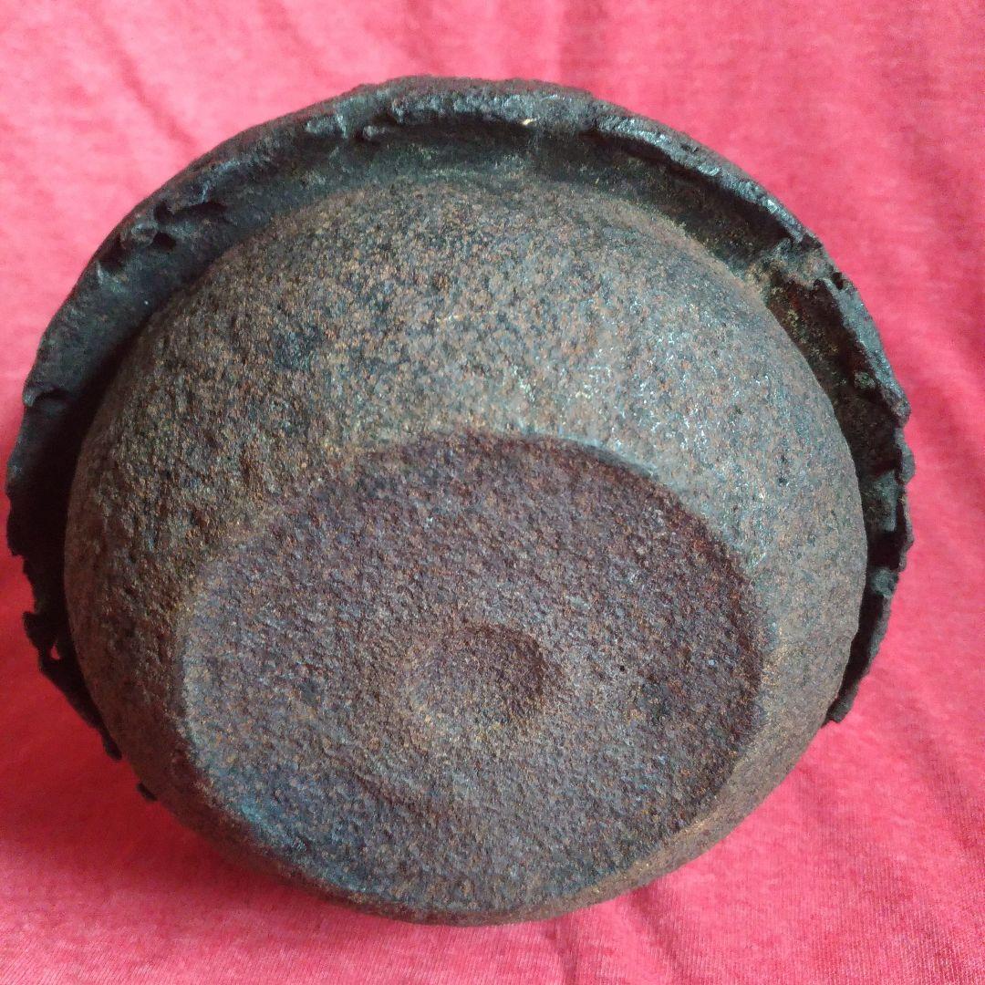 鉄瓶。龍文堂。花押。恵風和暢。王義之。蘭亭集序。刀豆提手。銅蓋。銀象嵌。茶道具。