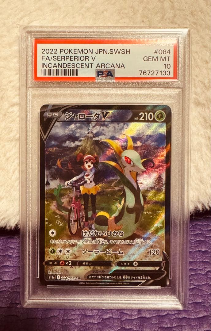 ポケモンカード メイのジャローダV CSR PSA10