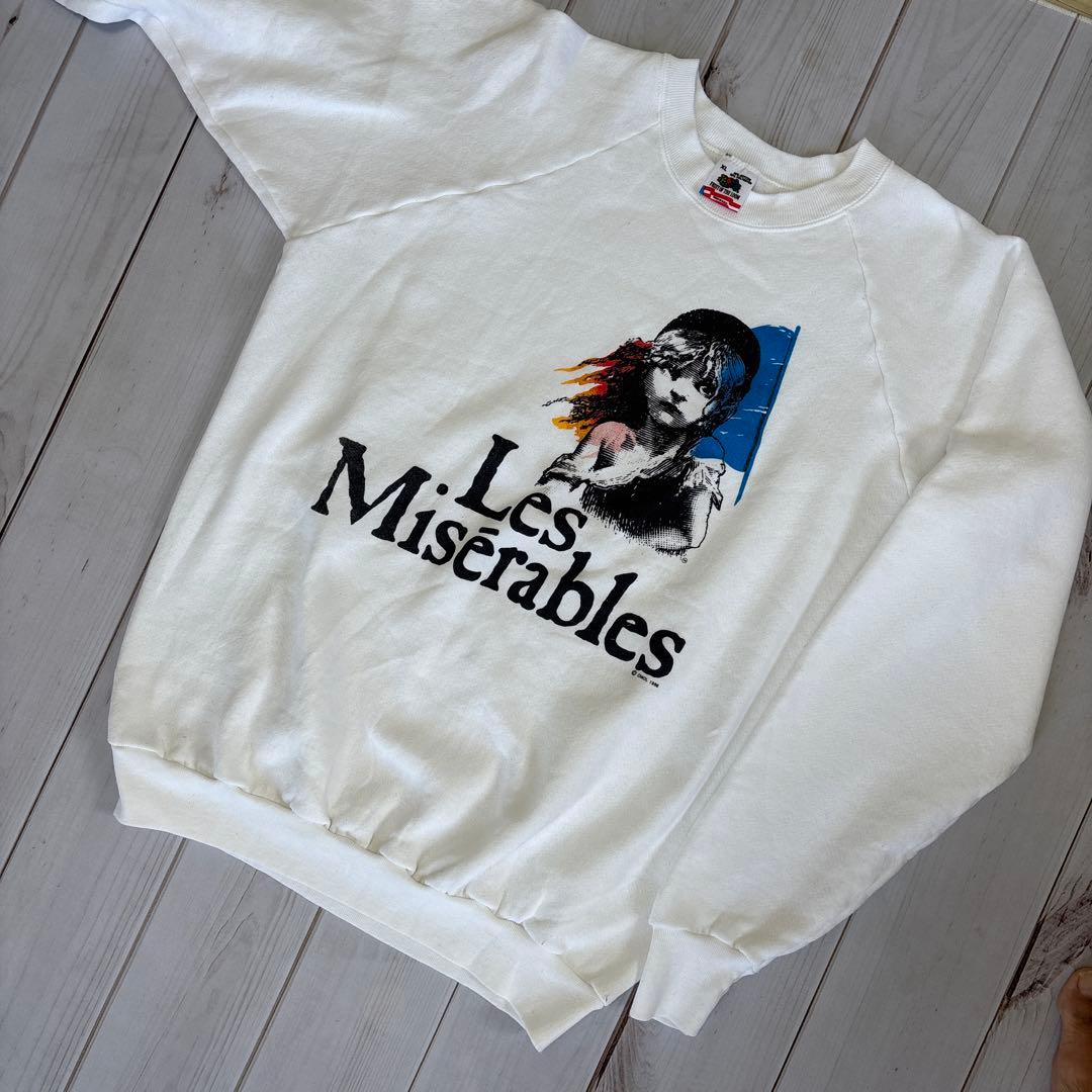 【80s】レミゼラブル　Tシャツ スウェット　オペラ座の怪人　美女と野獣