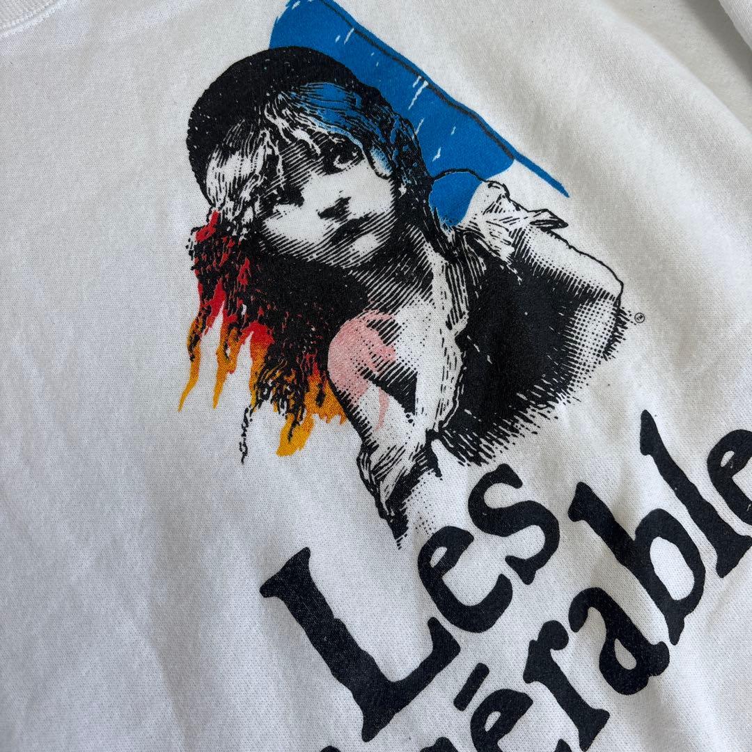 【80s】レミゼラブル　Tシャツ スウェット　オペラ座の怪人　美女と野獣