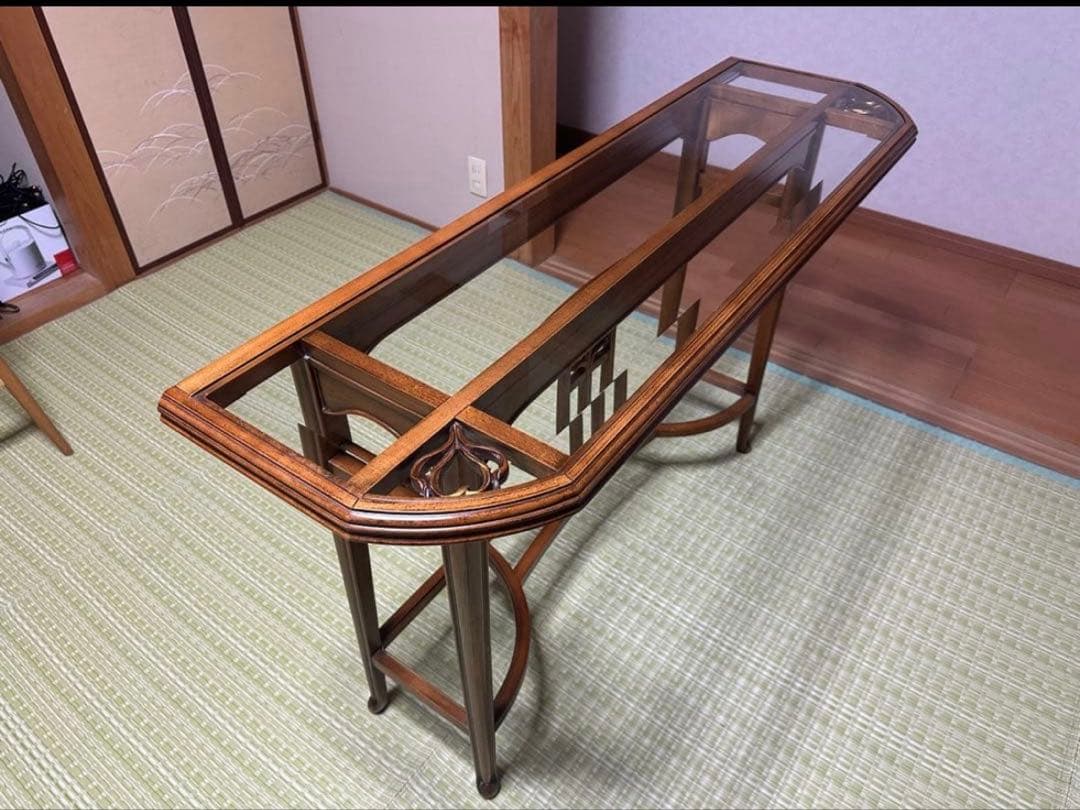 Medea メデア コンソールテーブル サイドテーブル 美品IDC大塚家具